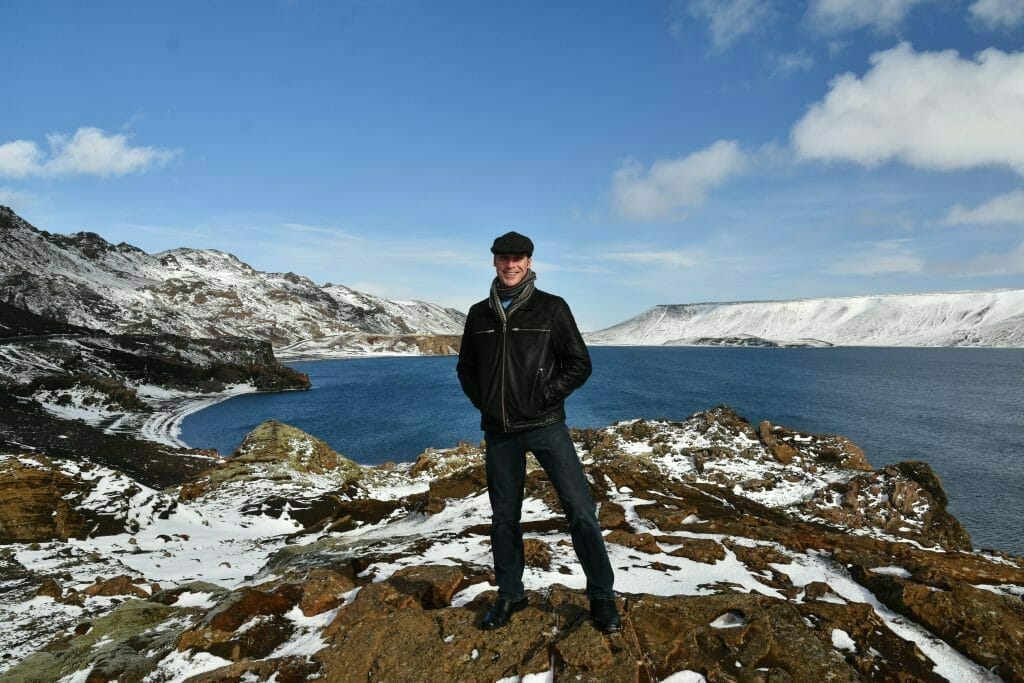 Ryan in Iceland his first time