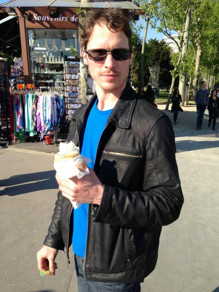 Paris street crepes