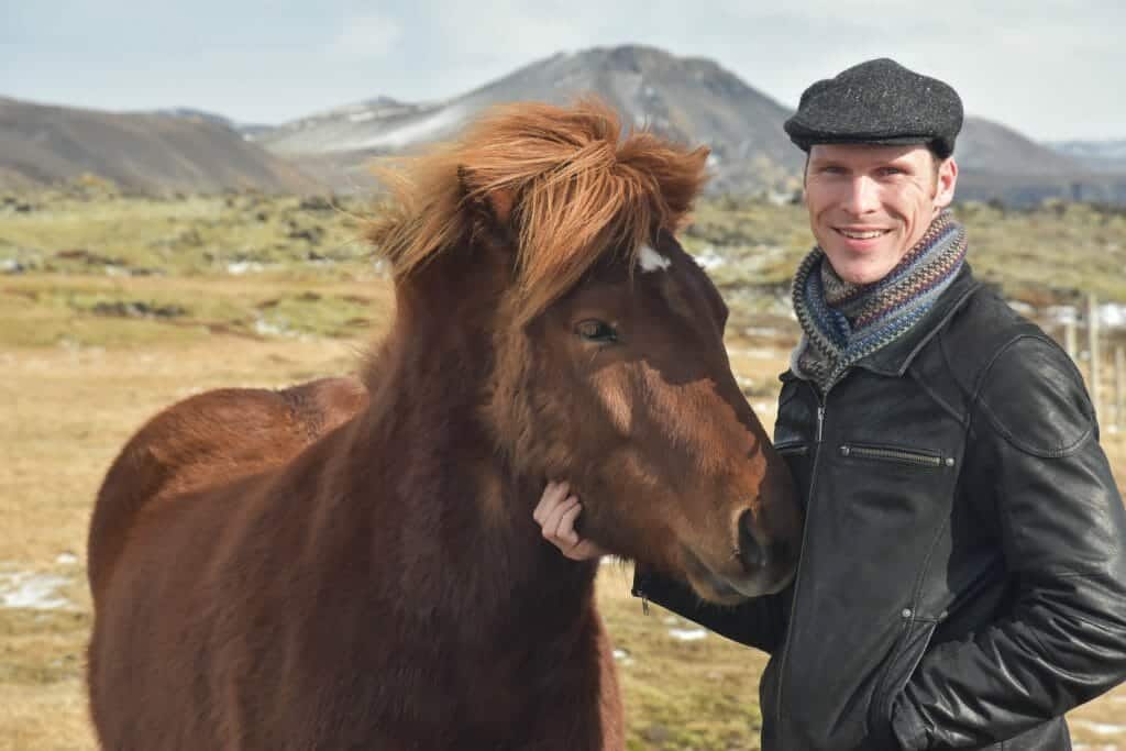 Ryan with Iceland Horses