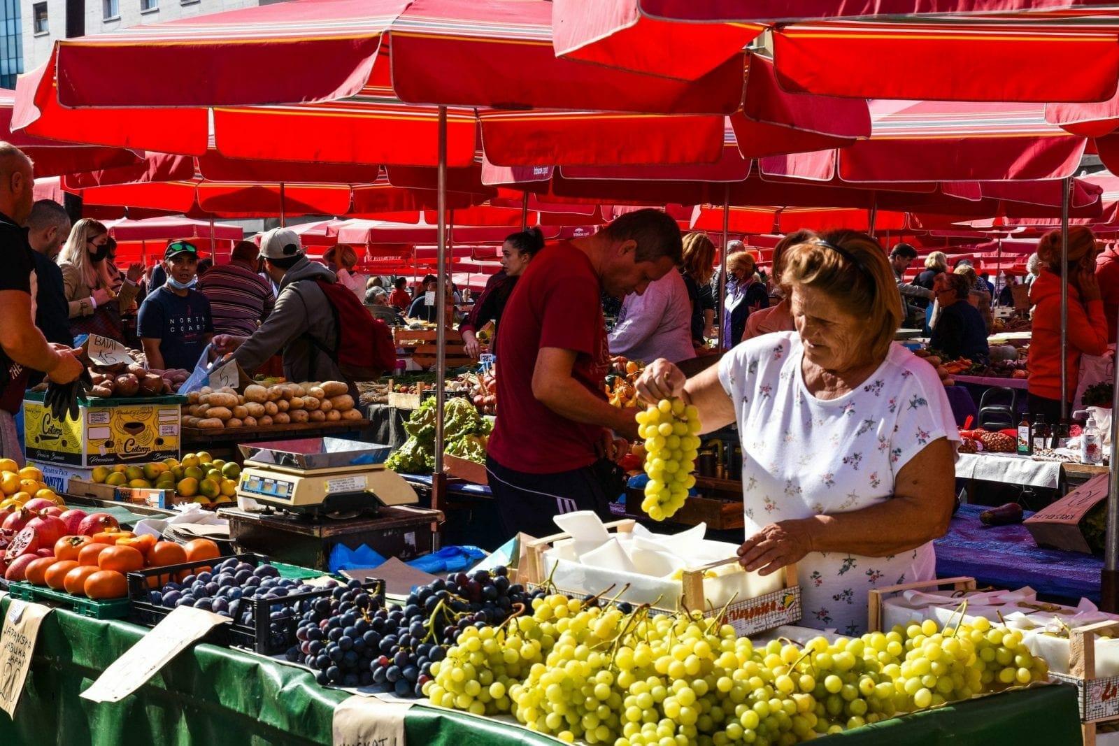 Cathedral Market, Zagreb, Croatia