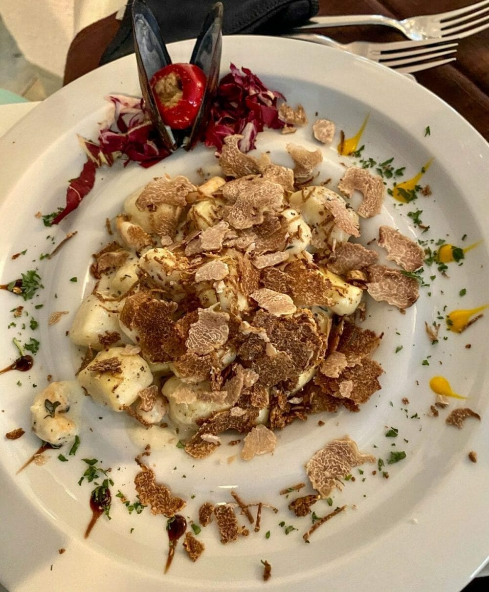 Truffle gnocchi