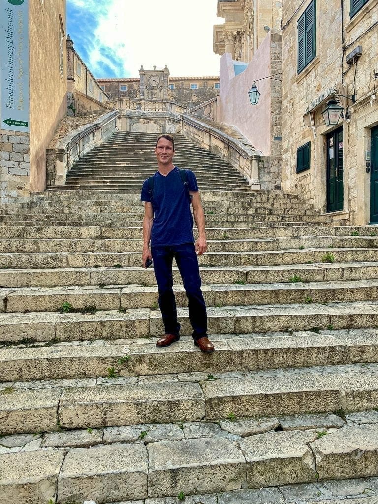 Ryan in Dubrovnnik Old Town