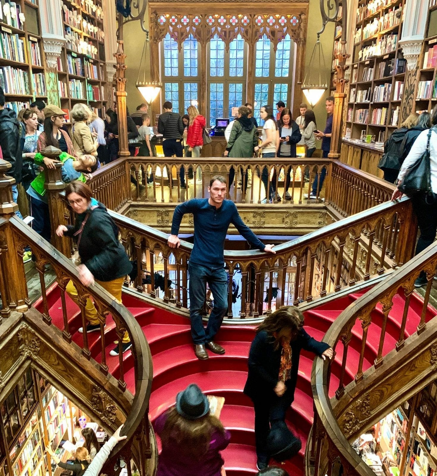 Ryan in Porto Bookstore