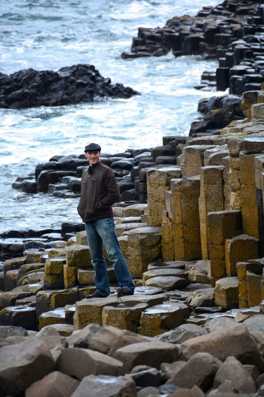 Ryan in Giants Causeway