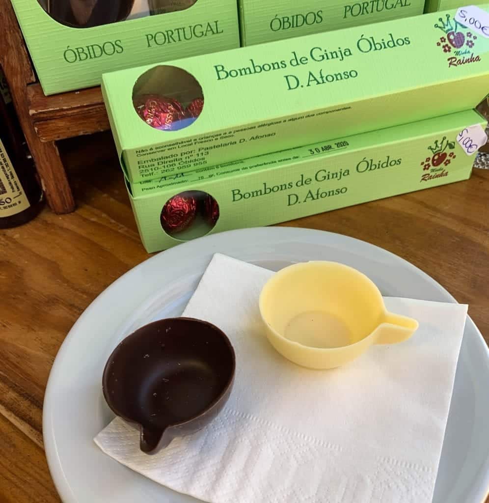 Chocolate cups Obidos