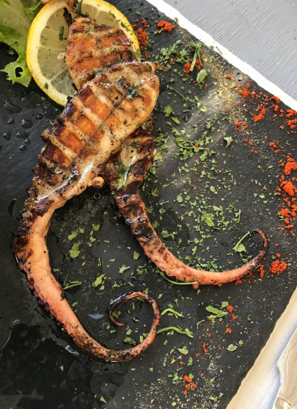 Octopus on Black Beach