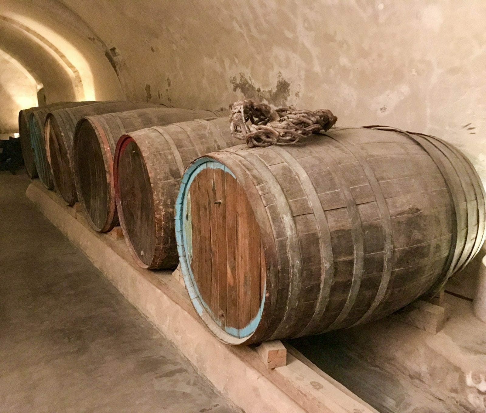 Wine barrels