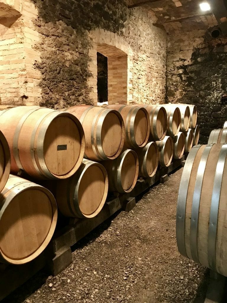 Wine barrels