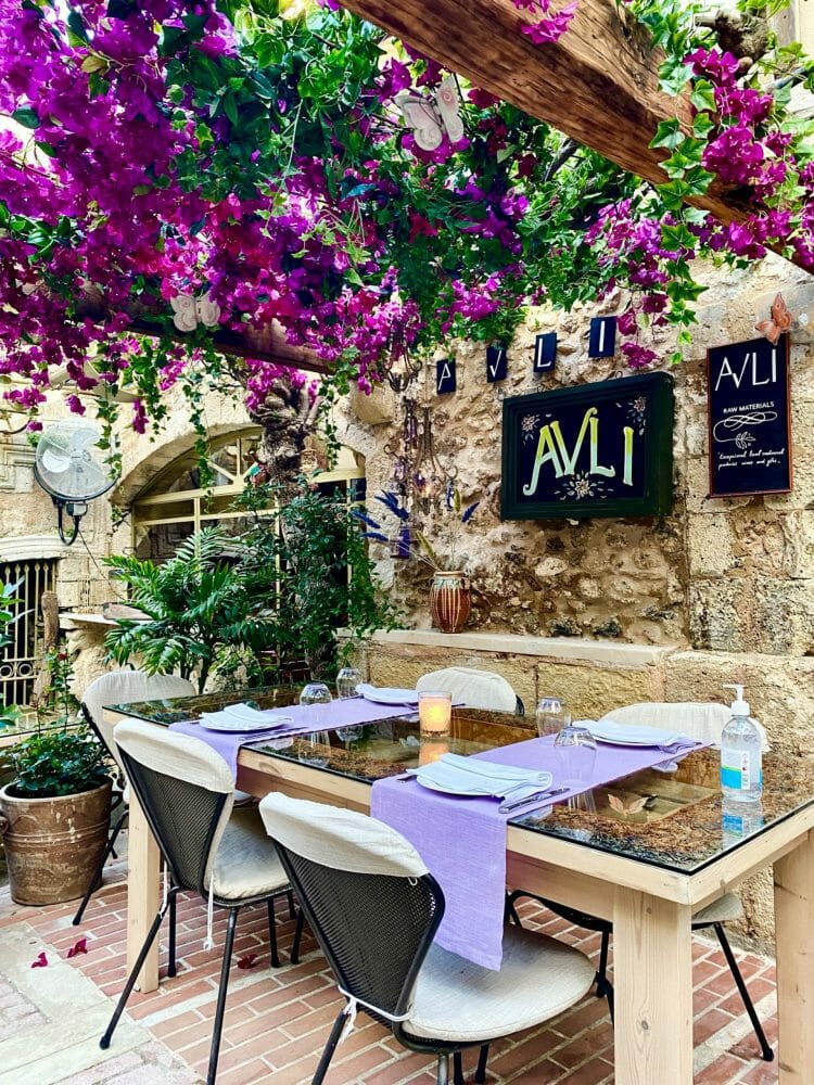 Avli Restaurant, Rethymno