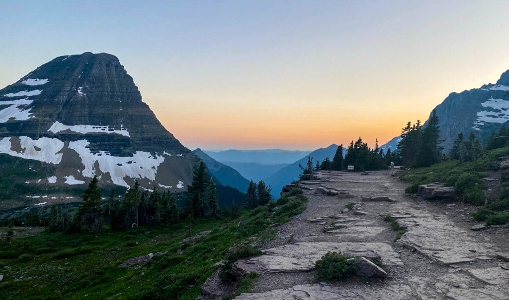 Dusk in Glacier National Park