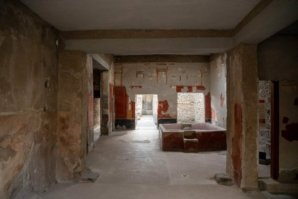 Room with fresco