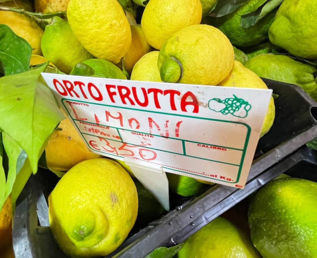 Limoncello lemons