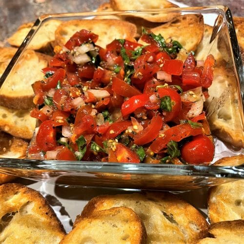 Tomato Balsamic Bruschetta, Tomato Balsamic Bruschetta
