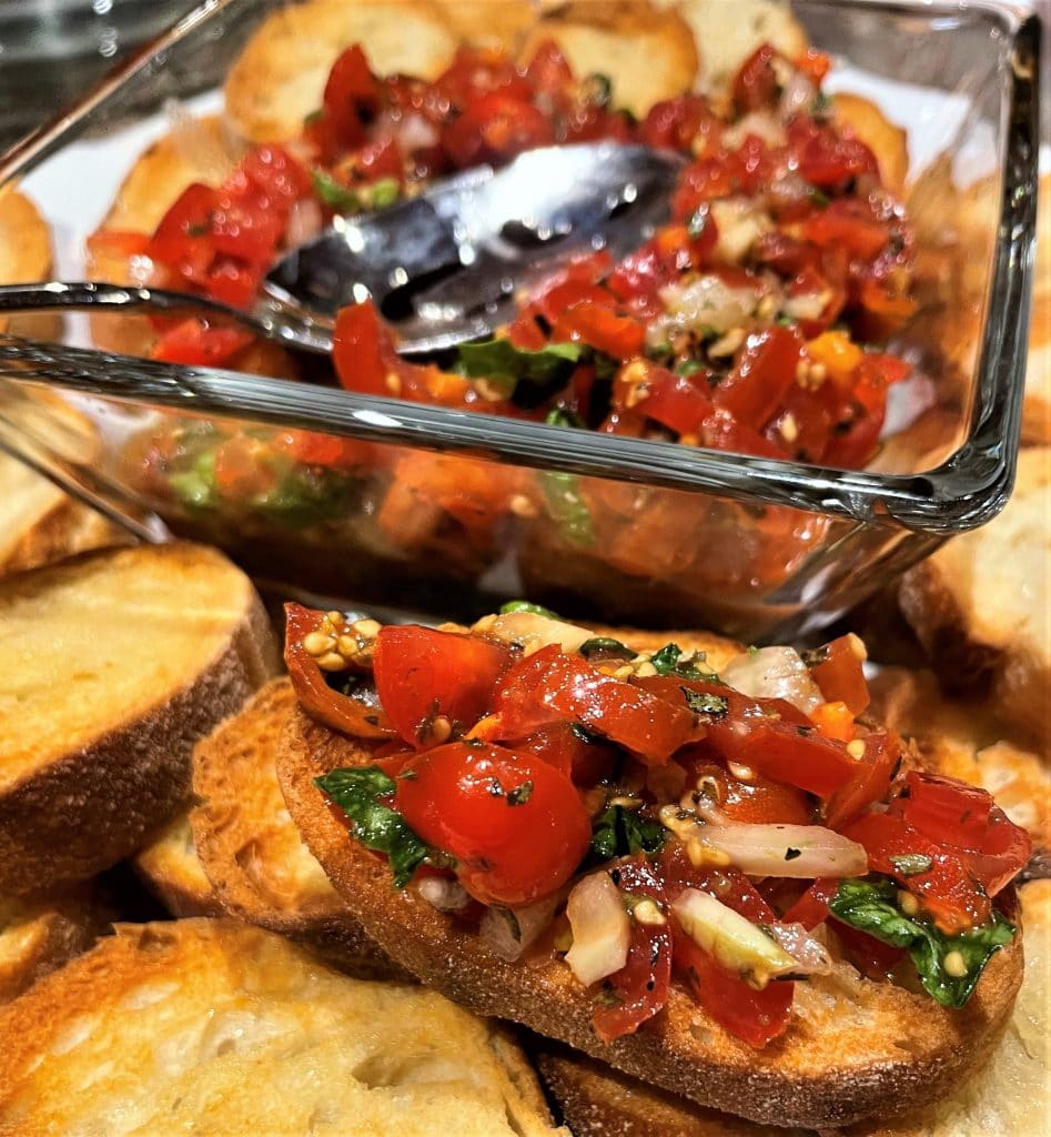 Tomato Balsamic Bruschetta, Tomato Balsamic Bruschetta