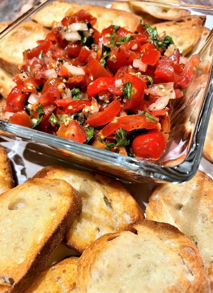 Tomato Balsamic Bruschetta, Tomato Balsamic Bruschetta