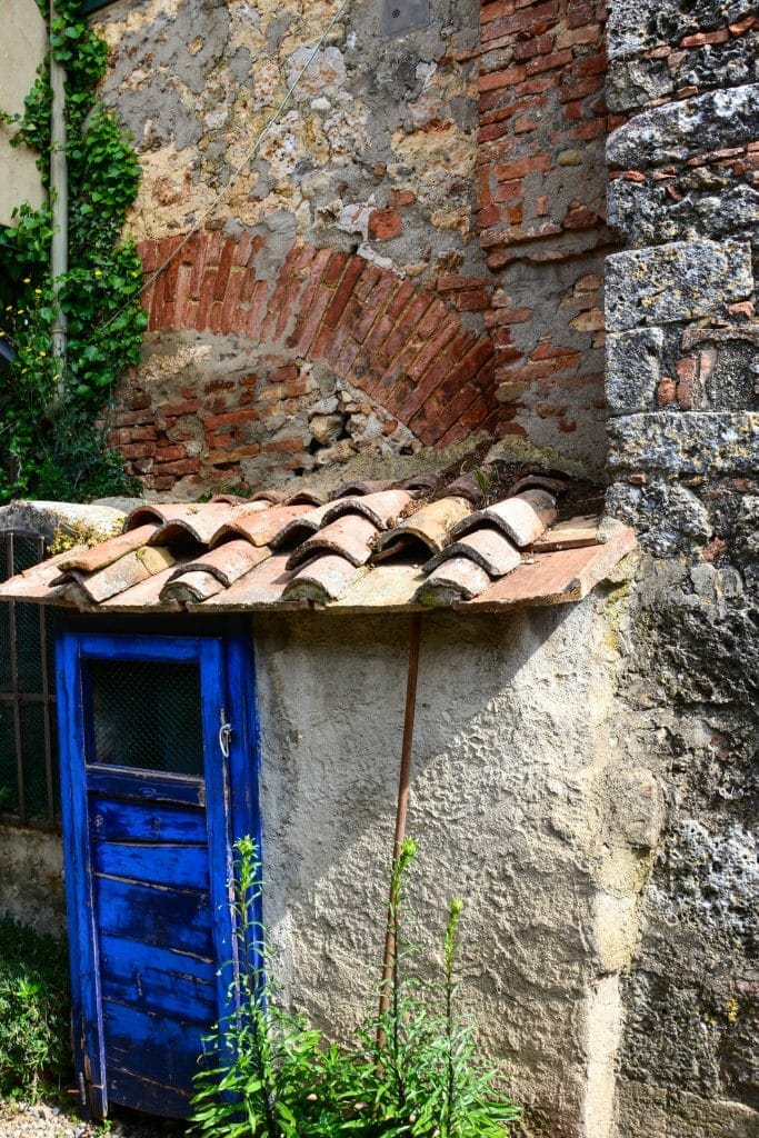 Blue door