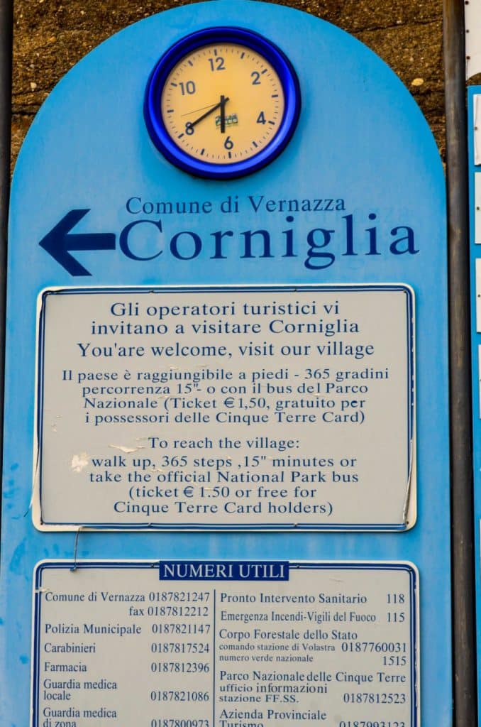 Corniglia Cinque Terre