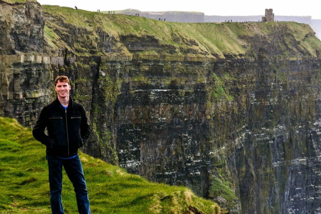 Ryan at the majesstic cliffs