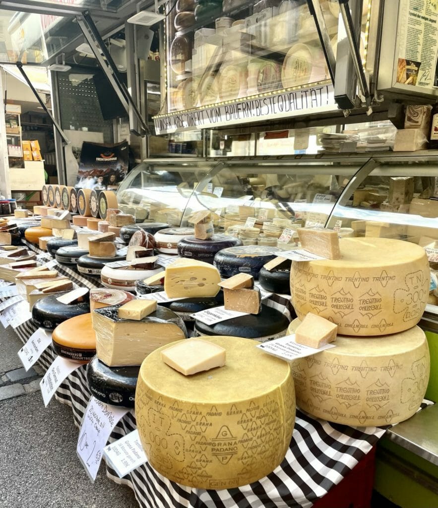 Cheese at market
