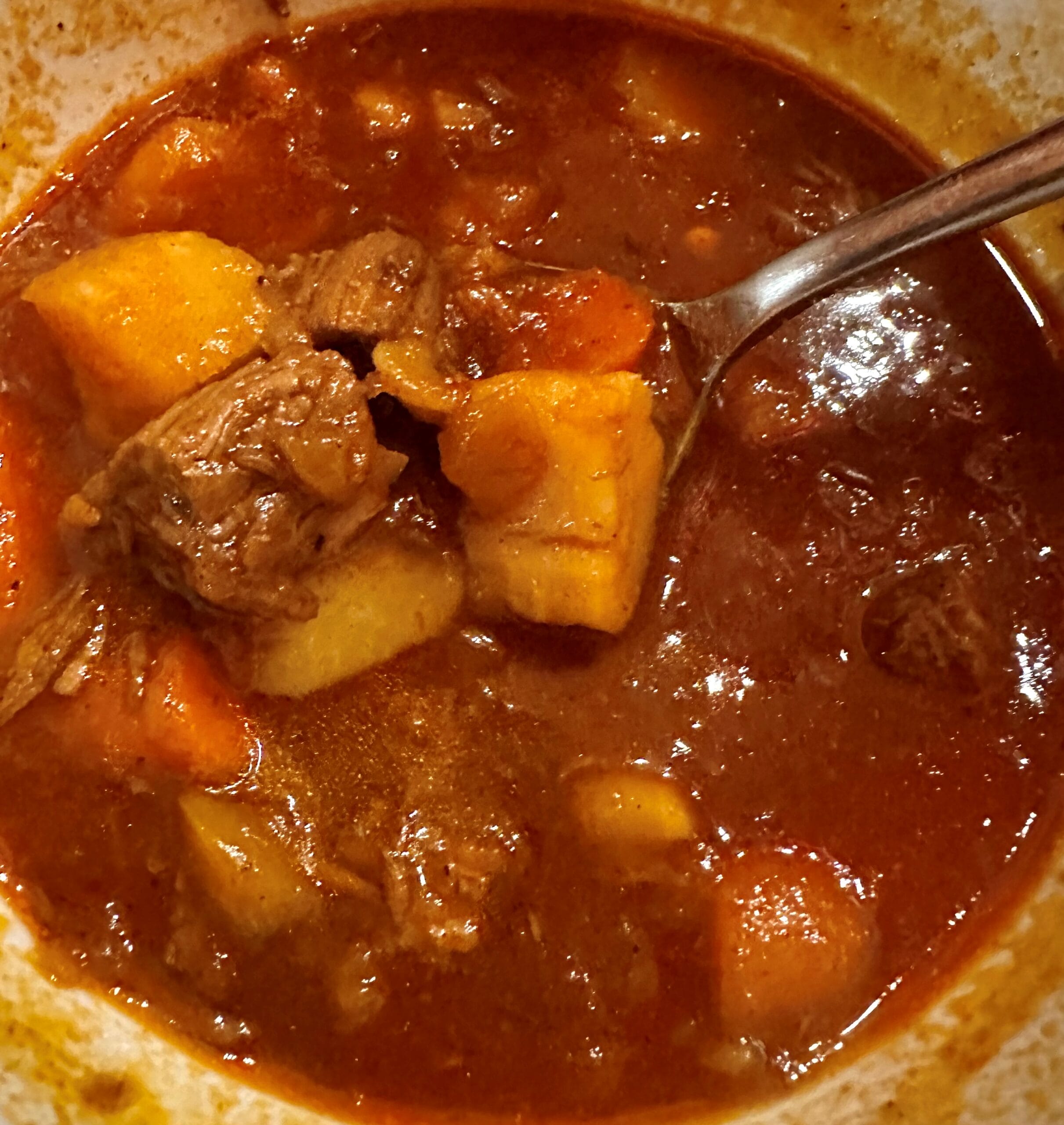 Traditional Hungarian Goulash (Gulyás)