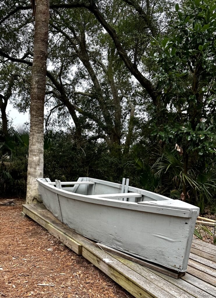 Replica fishing boat