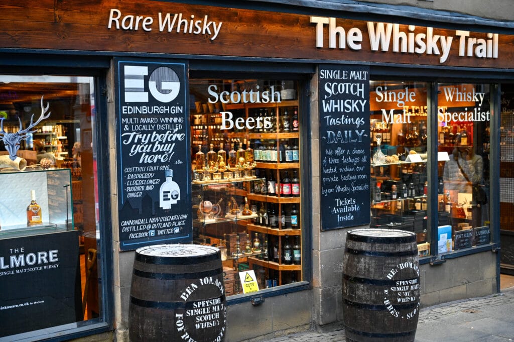 Whisky Store on Royal Mile