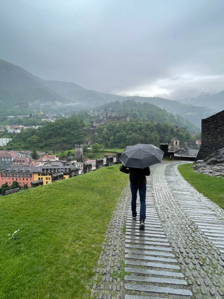Ryan in the rain