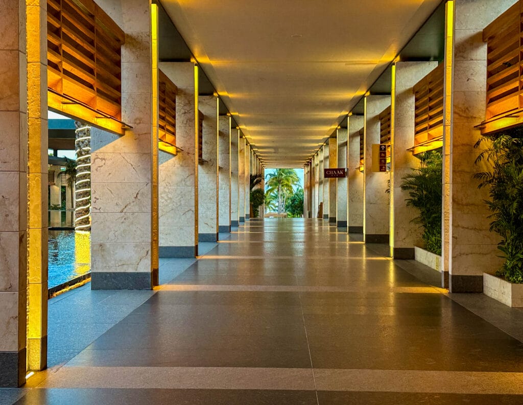 Expansive hallways