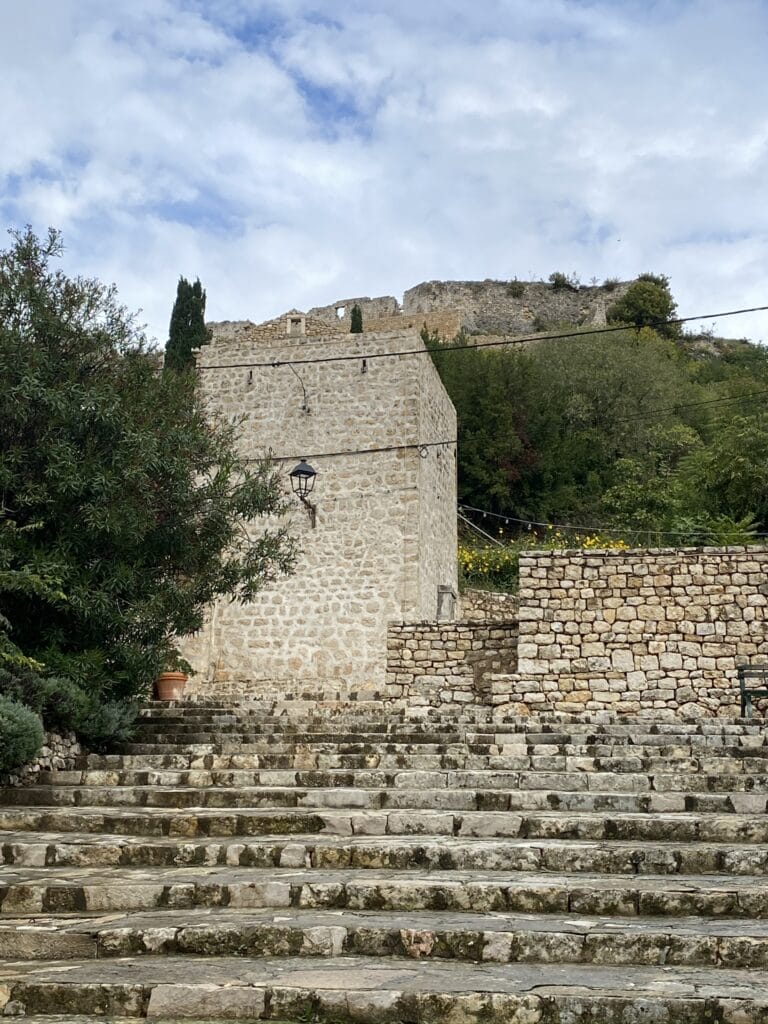 Castle over town