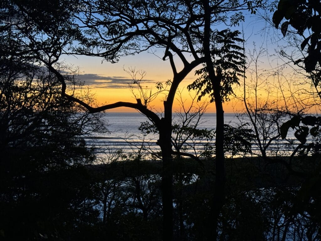 Sunset from our balcony