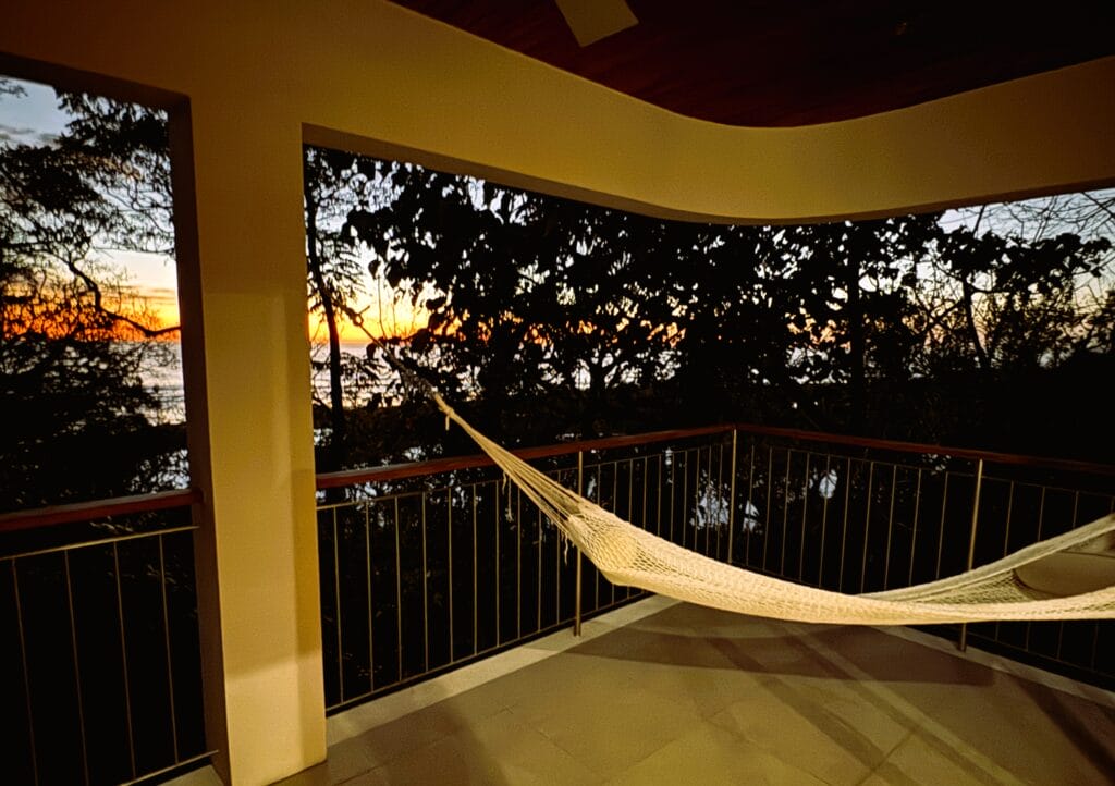 The deck in our room