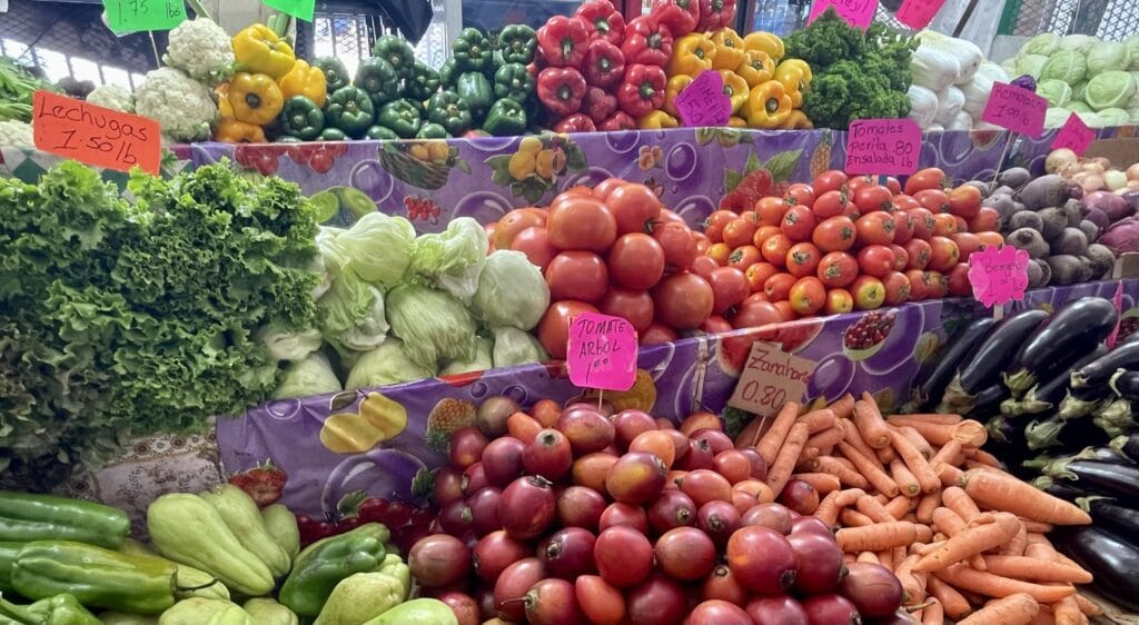 veggies in Panama
