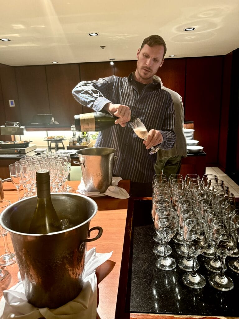Ryan in Executive Lounge
