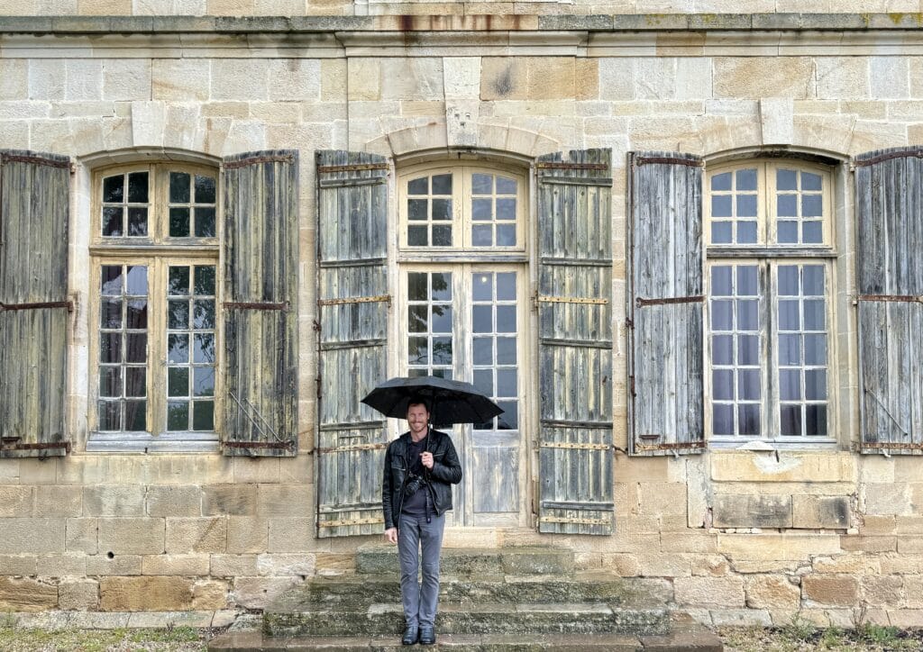 Ryan at a castle
