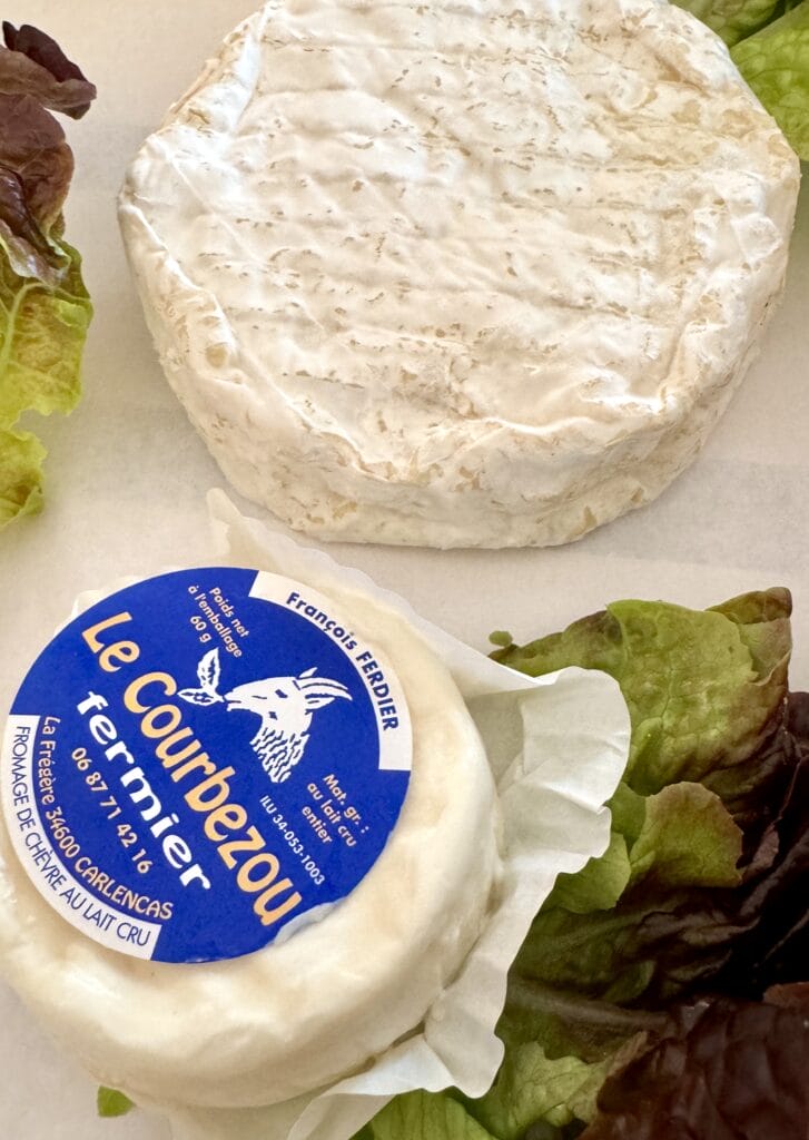 Cheese at Mas Olivier Winery