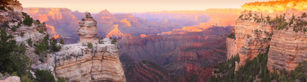 Grand Canyon Sunset Panorama