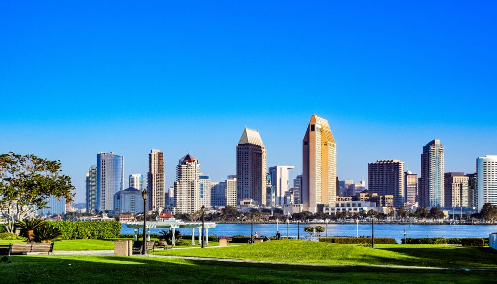 View of San Diego From Coronado Island