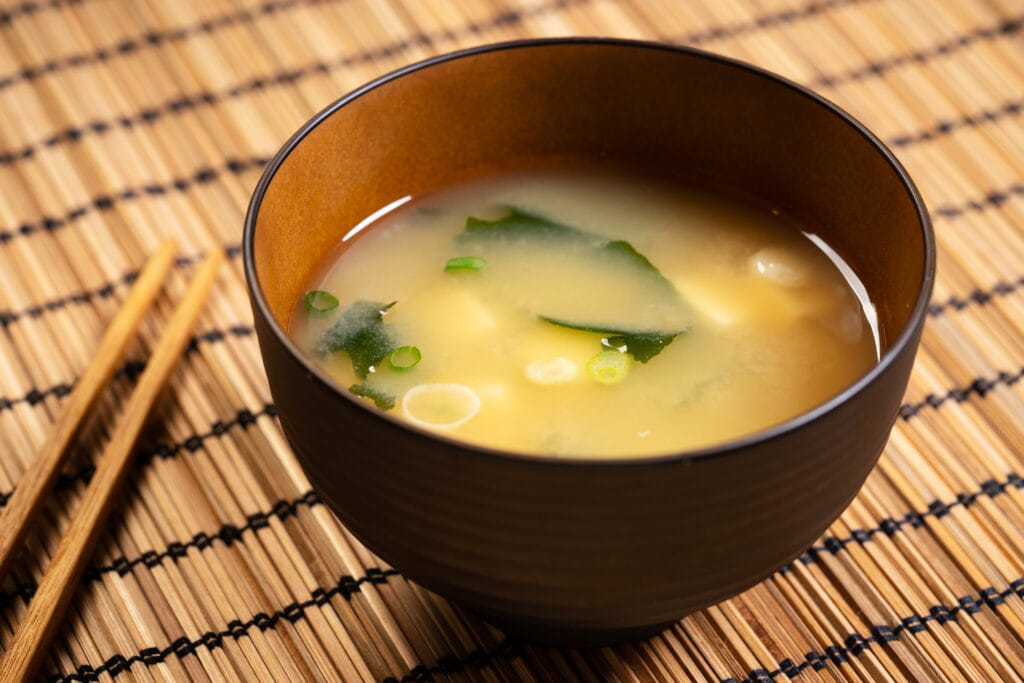 Japanese miso soup