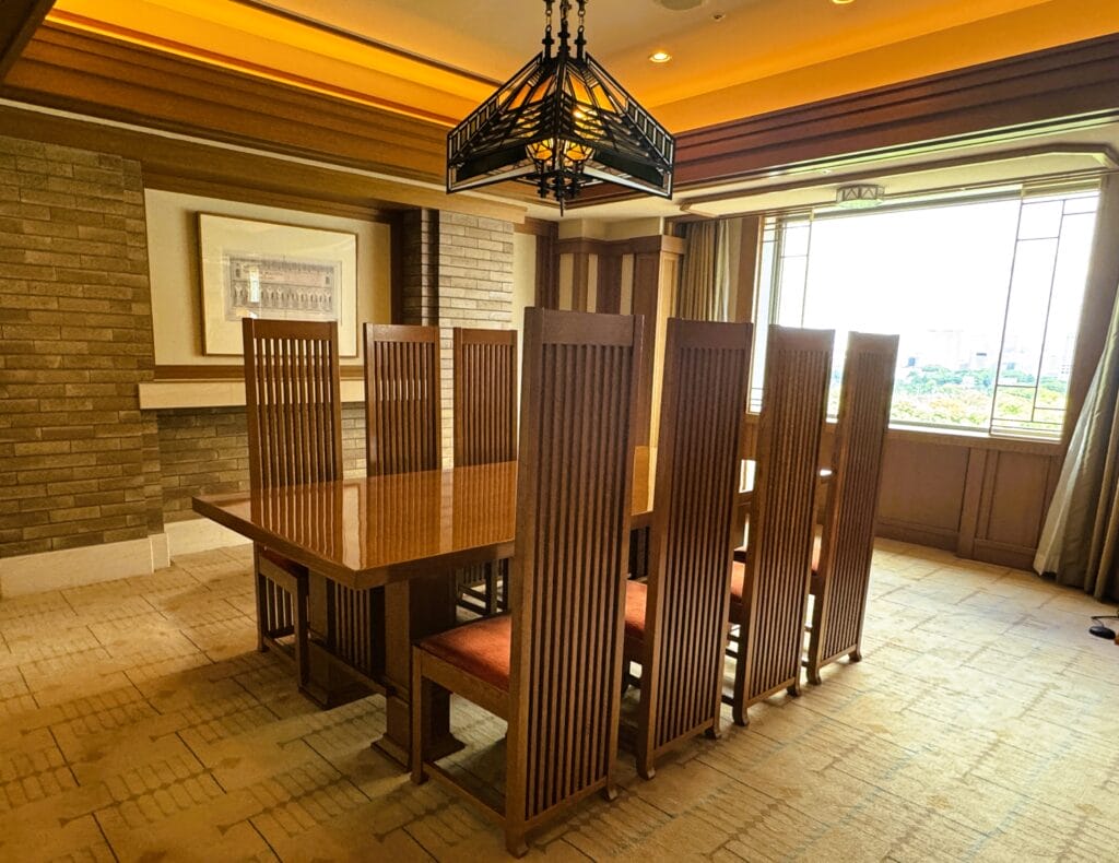 Frank Lloyd Wright Suite Imperial Hotel Tokyo