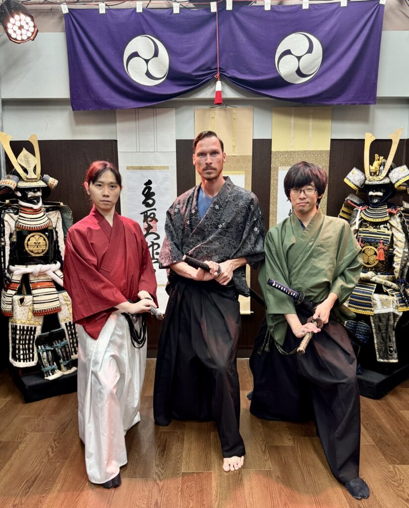 Ryan with some of our Samuri