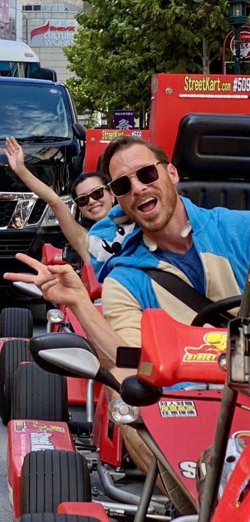 Ryan in his Go-Kart