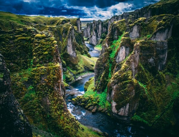 Fjaðrárgljúfur Canyon Image from pexels.com by rudy kirchner