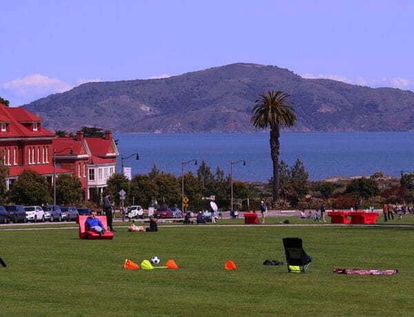 Main Post Presidio with San Francisco Bay uin the Backdrop