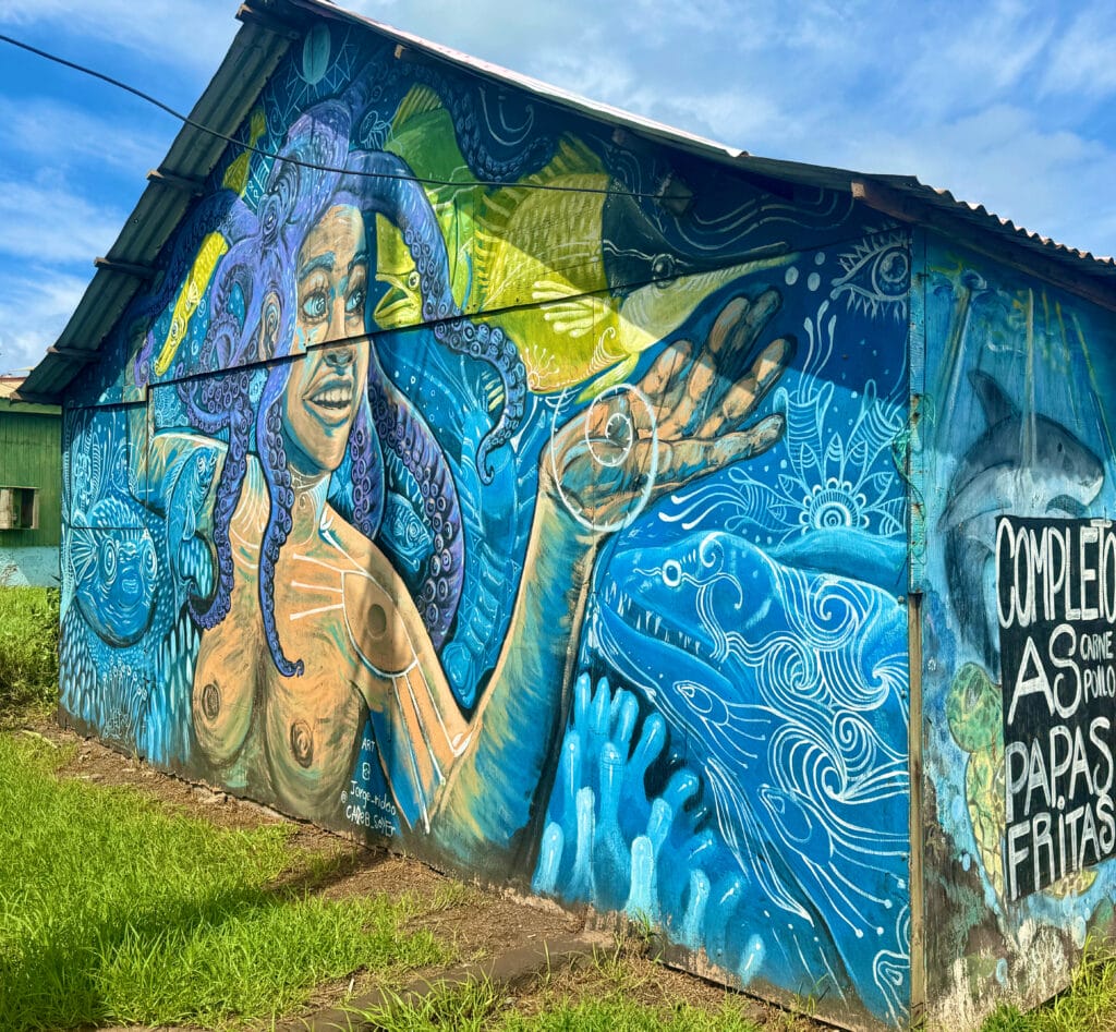 Street art on Easter Island