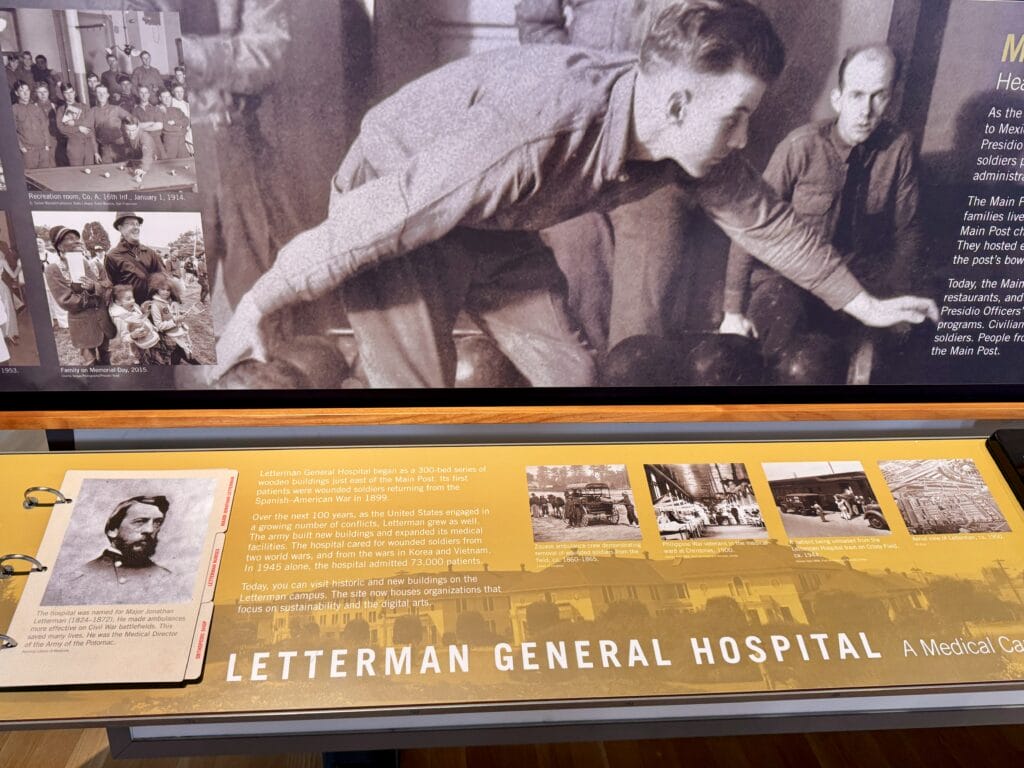 Letrterman Panel at Presidio Visitor Center