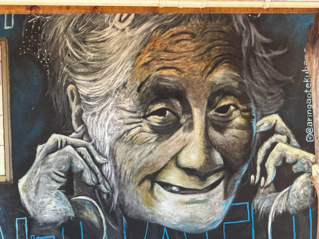 Painted mural