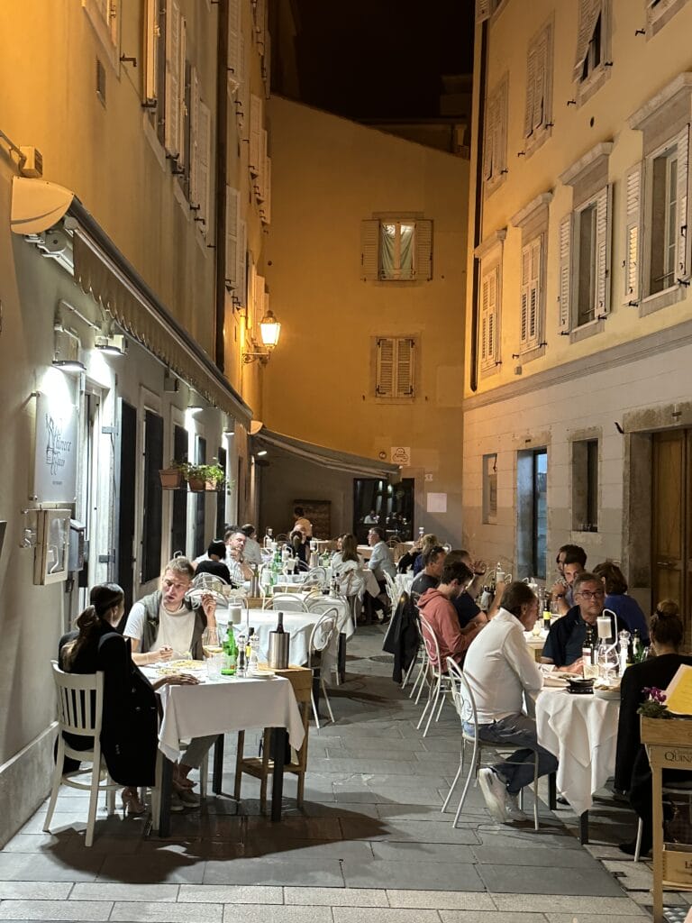 Dining in Trieste
