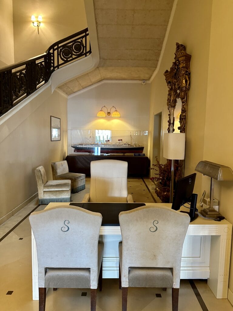Concierge desk Savoia Excelsior Palace Trieste