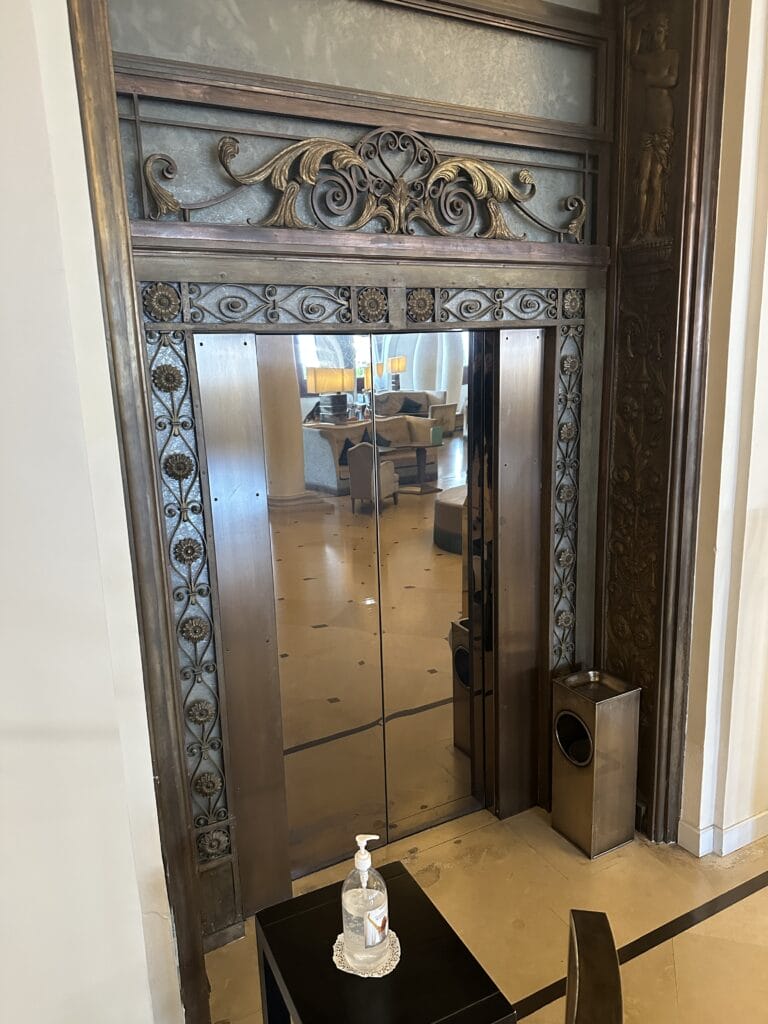 Elevator at Savoia Excelsior Palace Trieste