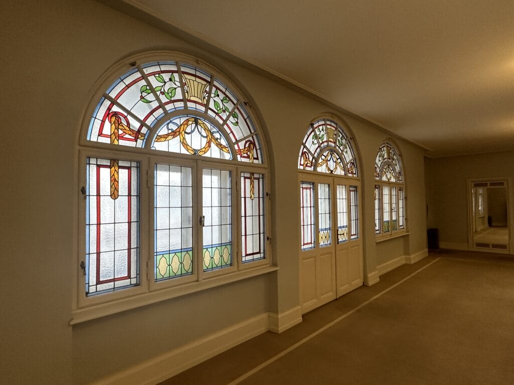 Stained glass windows